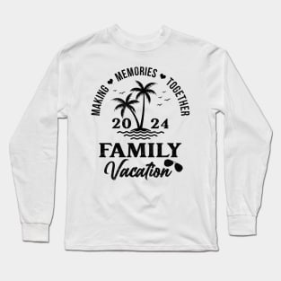 Palm Tree Family Vacation 2024 Long Sleeve T-Shirt